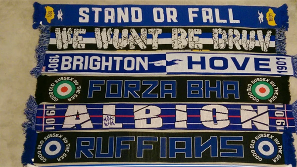 Brighton scarves produced by the NSK