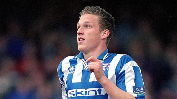 Scott Ramsay playing for Brighton and Hove Albion