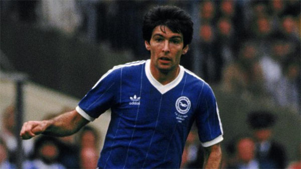Brighton wore an all blue Adidas kit in the 1983 FA Cup Final