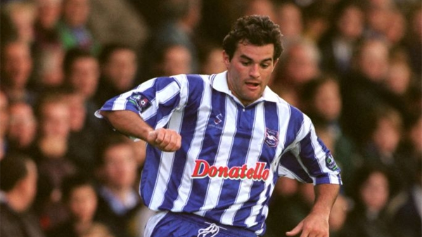 Paul Sturgess playing for Brighton & Hove Albion in the 1998-99 season