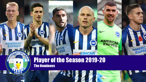 The nominations for the 2019-20 WeAreBrighton.com Player of the Year