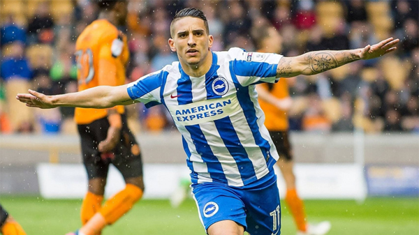 Anthony Knockaert joined Brighton from Standard Liege in the January 2016 transfer window 