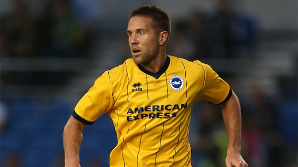 Matthew Upson signed for Brighton from Stoke City in January 2013