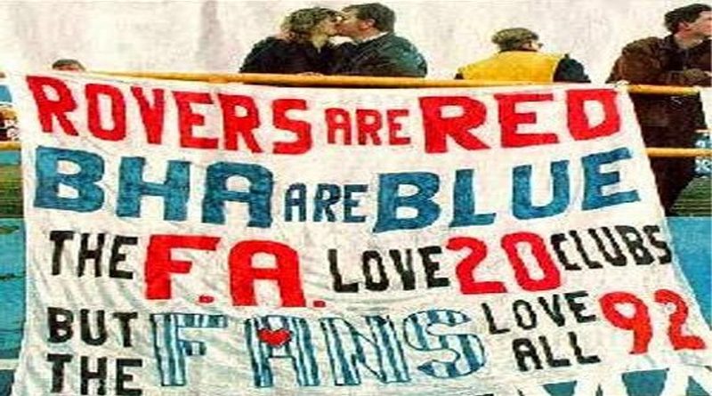 Brighton and Hove Albion versus Doncaster Rovers Fans United 2 - The Heart of Football