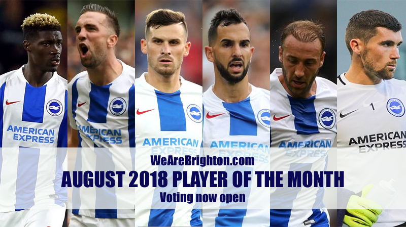 Voting is now open in the WeAreBrighton.com August Player of the Month poll