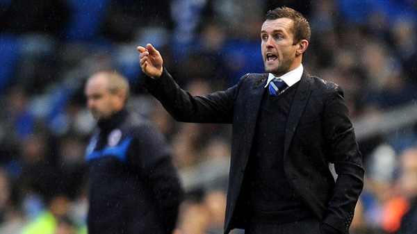 Nathan Jones manages Brighton as caretaker in a 2-2 draw against Reading