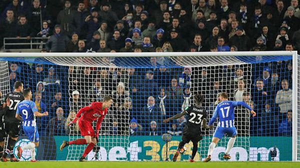 Glenn Murray scores the first VAR goal in English domestic football as Brighton beat Crystal Palace 2-1