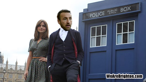 Glenn Murray in the TARDIS