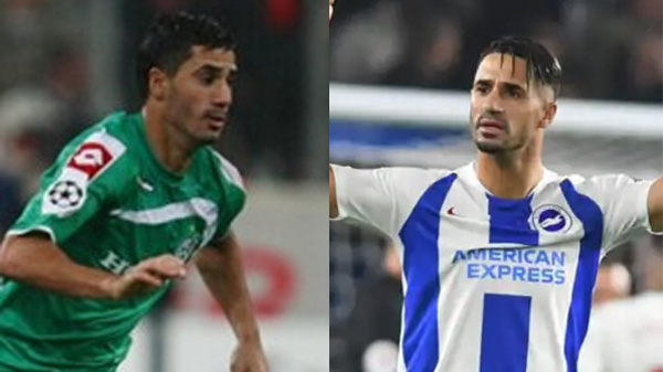 Beram Kayal playing for Maccabi Haifa and Brighton and Hove Albion