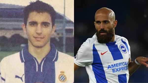 Bruno playing for Espanyol and Brighton and Hove Albion