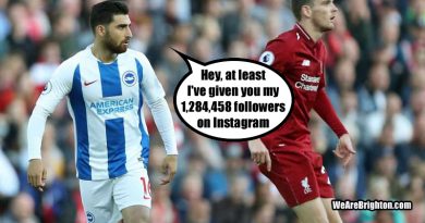 Alireza Jahanbakhsh is the most followed Brighton player on Instagram with over one million followers