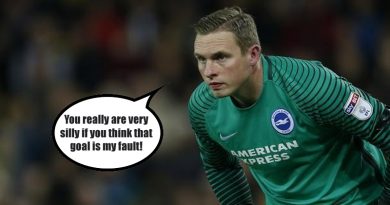 Brighton goalkeeper David Stockdale gets in a Twitter argument with fan site WeAreBrighton.com