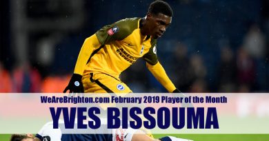 Yves Bissouma has been voted as WeAreBrighton.com Player of the Month for February 2019 despite only starting one Premier League game
