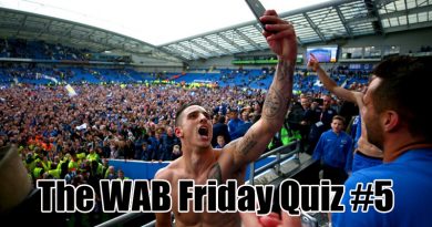 The WeAreBrighton.com Friday Quiz is on the Albion at Easter