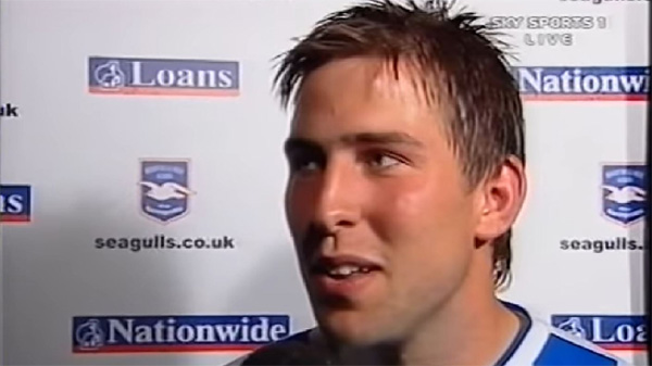 Brighton and Hove Albion's Adam Virgo in the 2003-04 season