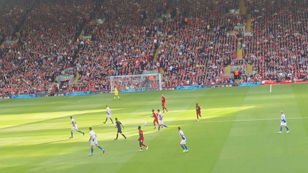 Brighton lose 1-0 at Liverpool in August 2018