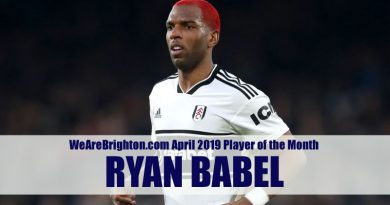 Fulham's Ryan Babel has been voted as our WeAreBrighton.com Player of the Month for April 2019