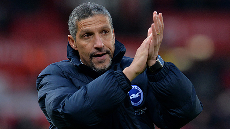 Brighton manager Chris Hughton