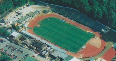 Withdean Stadium as seen from the air