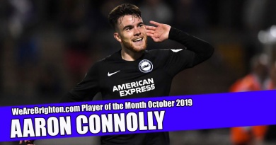 Aaron Connolly has been voted as our Brighton Player of the Month for October 2019