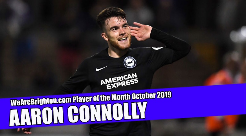 Aaron Connolly has been voted as our Brighton Player of the Month for October 2019
