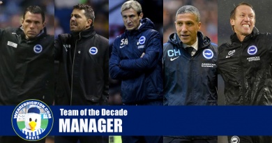 Brighton's five managers of the 2010s