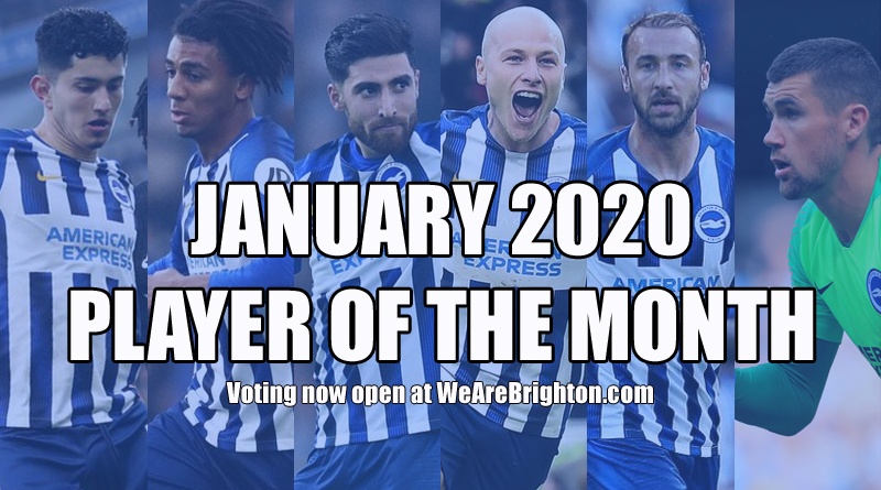 The candidates for our WeAreBrighton.com Brighton Player of the Month for January 2020