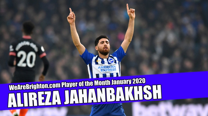 Alireza Jahanbakhsh has been voted as our Brighton Player of the Month for January 2020