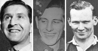 Stan Morgan, Cyril Tooze and Alex Munro all served in World War II and played for Brighton & Hove Albion