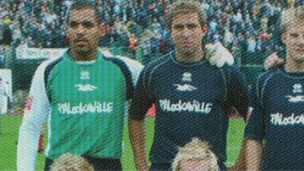 Michel Kuipers sporting the Brighton Palookaville goalkeeper shirt