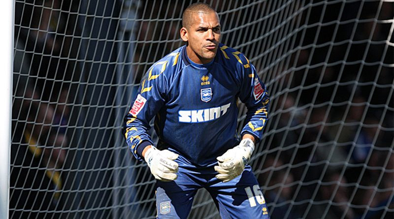 Brighton & Hove Albion's dark blue goalkeepers shirt from the 2006-07 and 2007-08 season