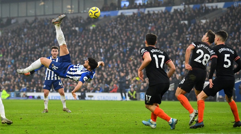 Alireza Jahanbakhsh scores the Goal of the 2019-20 season as Brighton began January with a 1-1 draw against Chelsea