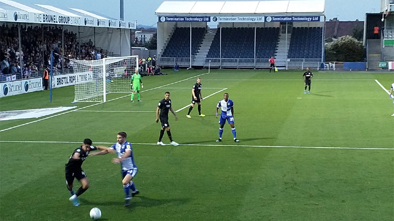 Brighton ran out 2-1 winners away at Bristol Rovers in the second round of the Carabao Cup in August 2019