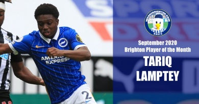 Tariq Lamptey has been voted as our WeAreBrighton.com September 2020 Brighton Player of the Month