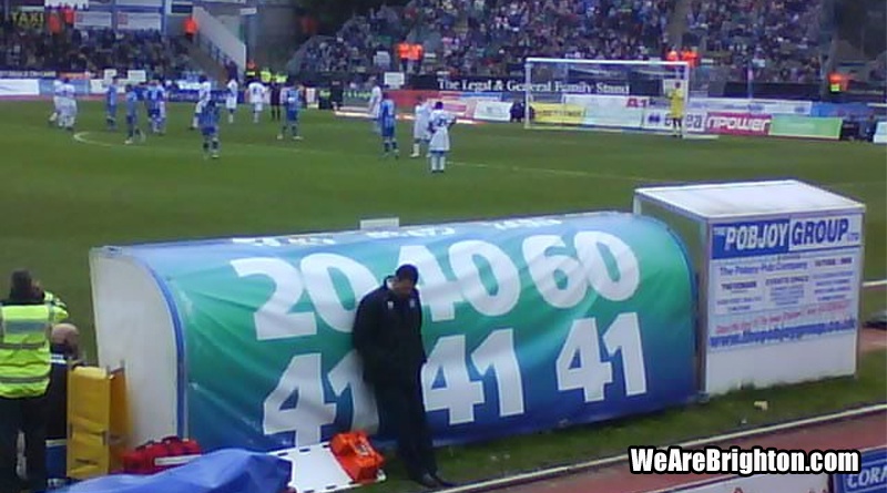 Brighton were missed so many penalties in the 2010-11 season that Gus Poyet used to hide behind the Withdean dugout whenever one was avoided