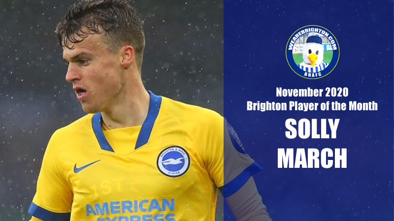 Solly March has been voted as the WAB November 2020 Player of the Month, the second month running which he was won the award