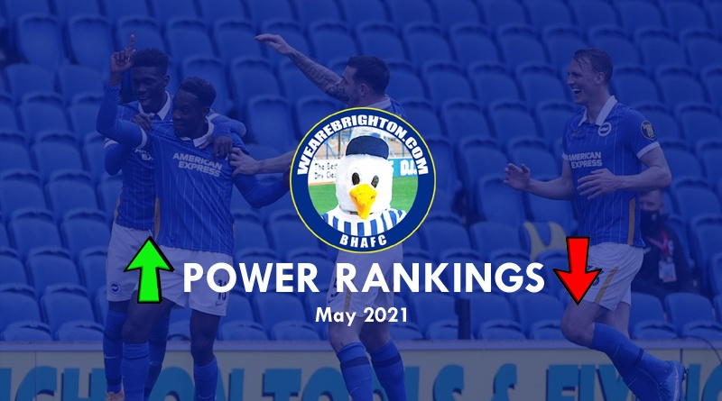 The WAB Power Rankings rate the best Brighton & Hove player in May 2021