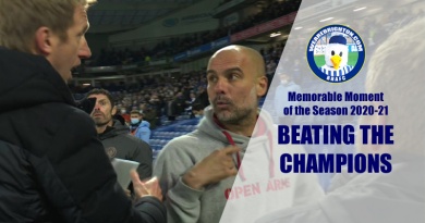 Brighton beating Manchester City 3-2 is the winner of WAB Memorable Moment of the Season 2020-21