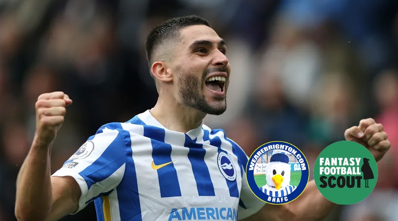 Neal Maupay is in excellent form for Brighton and loves a goal against rivals making him a good pick for FPL gameweek six and a meeting with Crystal Palace
