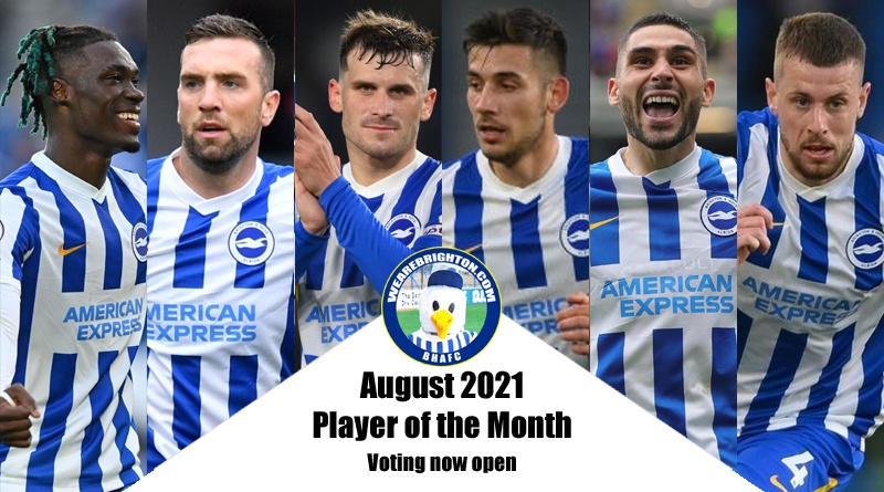 Voting is now open in the WAB Brighton Player of the Month poll for August 2021