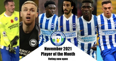 Voting is now open in the WAB Brighton Player of the Month poll for November 2021