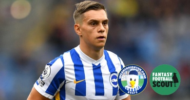 Leandro Trossard might return from injury for Brighton in FPL gameweek 17 against Wolves