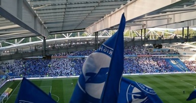 The Amex Stadium during the Championship playoff semi final between Brighton and Sheffield United in May 2016