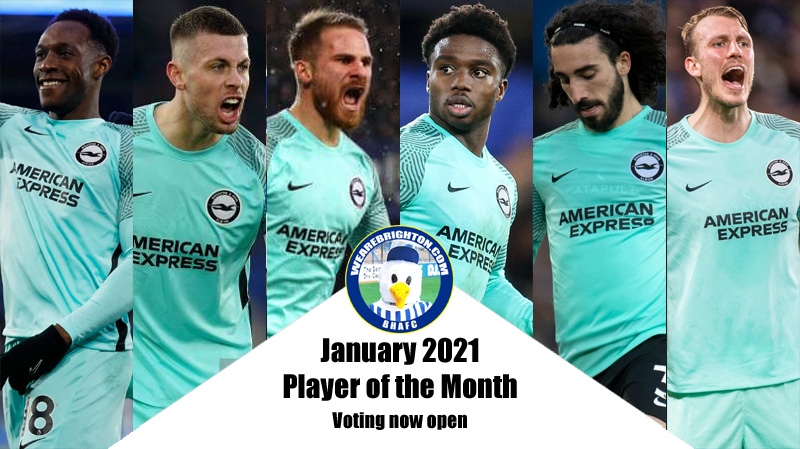 Voting is now open in the WAB Brighton Player of the Month poll for December 2021