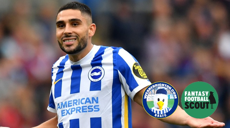 Neal Maupay will be looking for good FPL returns in a double gameweek in which Brighton face leaky defences Watford and Manchester United
