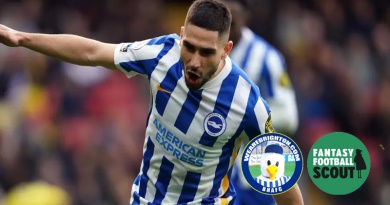 Brighton striker Neal Maupay was the most transferred in player for FPL double gameweek 25