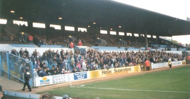 The Goldstone Ground, home of Brighton & Hove Albion from 1902 to 1997