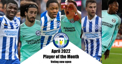 Voting is now open in the WAB Brighton Player of the Month poll for April 2022