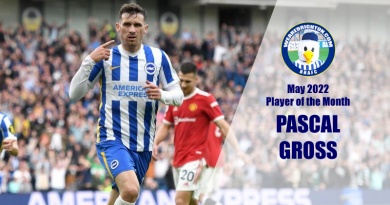 Pascal Gross has been voted as Brighton Player of the Month for May 2022