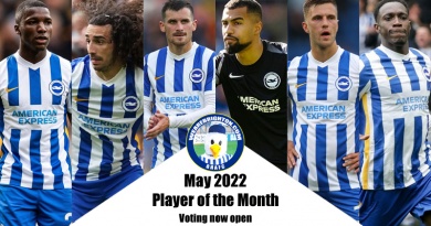 Voting is now open in the WAB Brighton Player of the Month poll for May 2022
